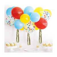 Red, Blue, Yellow, and Confetti Balloon Cloud Kit,