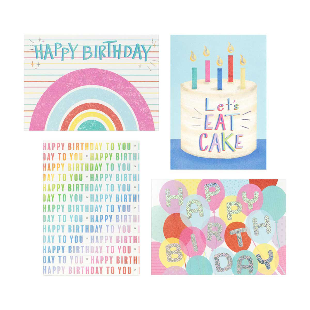Ryder & Co. Happy Birthday Box Cards & Envelopes, 12 pc