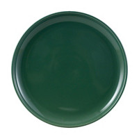 Stoneware Dinner Plate, Dark Green