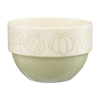 Ceramic Pumpkin Printed Soup Bowl