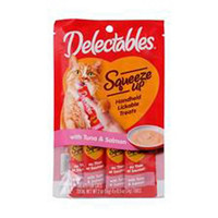 Delectables Squeeze Up Tuna and Salmon Handheld Lickable