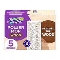 Swiffer PowerMop Wood Mopping Pads, 5 ct