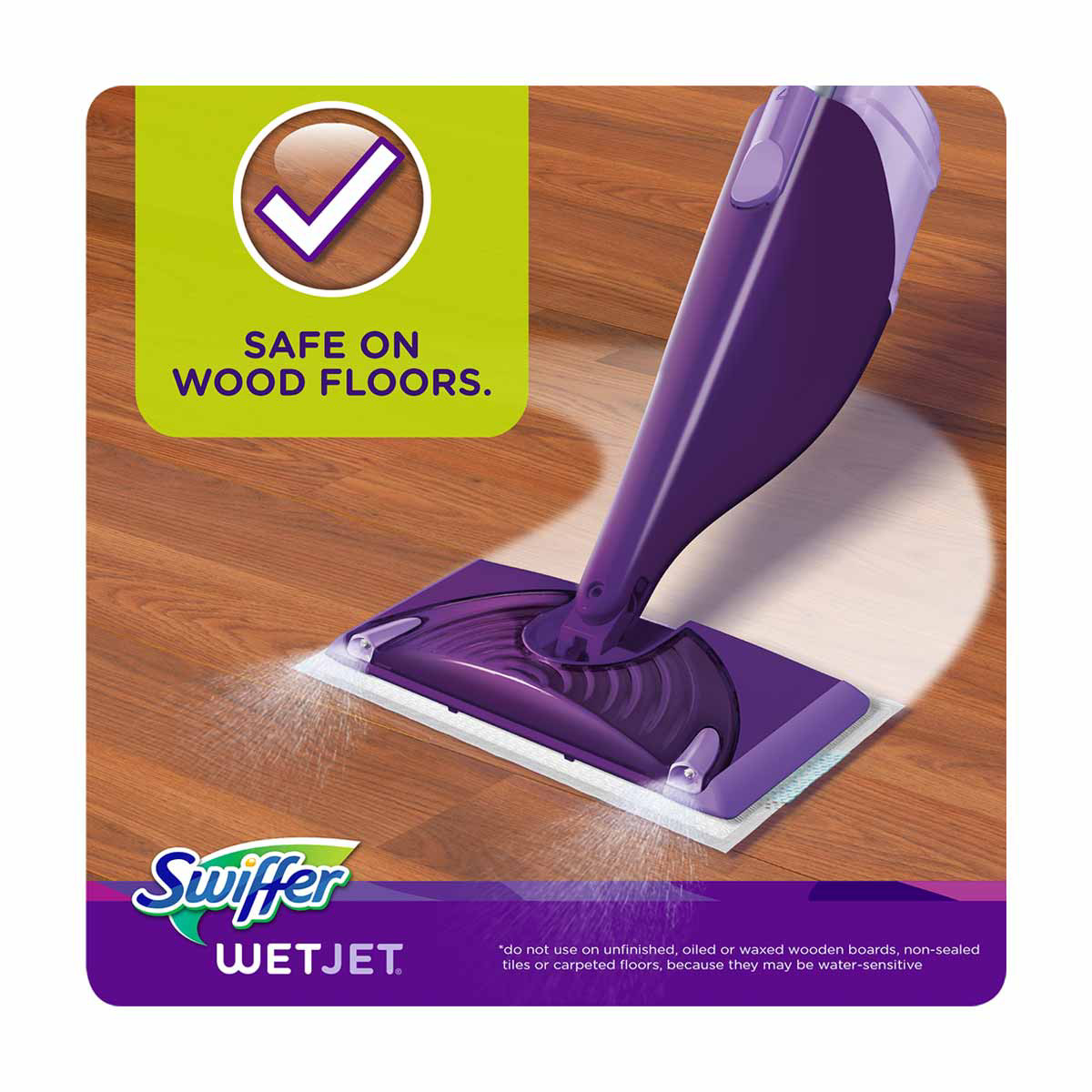 Swiffer WetJet Spray Mop MultiSurface Mopping Pads for Floor Cleaning, 15 count