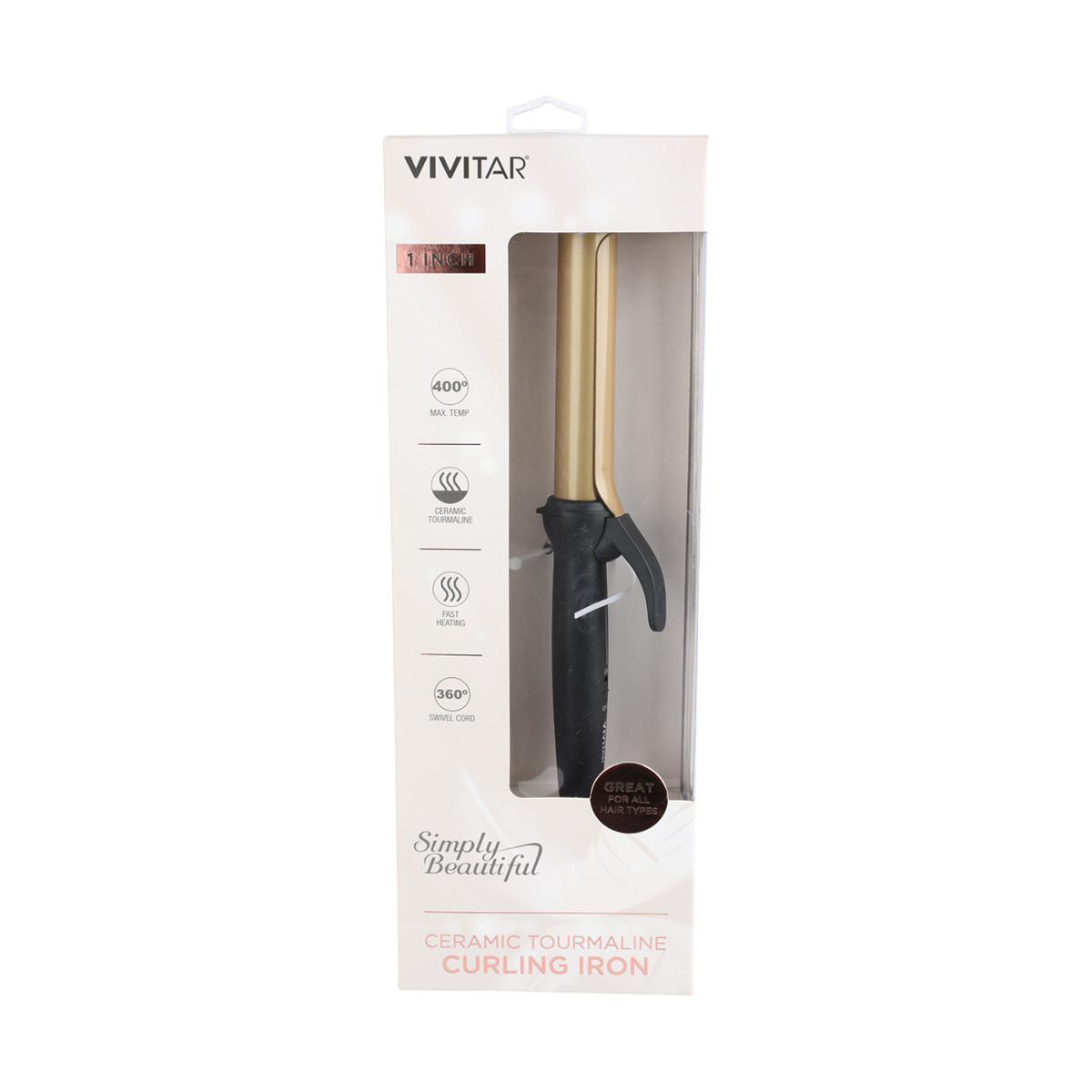 Vivitar ceramic outlet curling iron