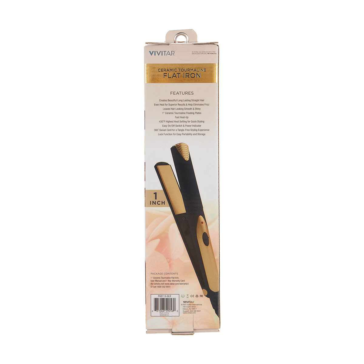 Vivitar ceramic on sale flat iron duo