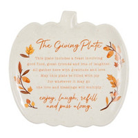 'The Giving Plate' Pumpkin-shaped Plate