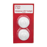 Holiday Style 2-Pack LED Tealights