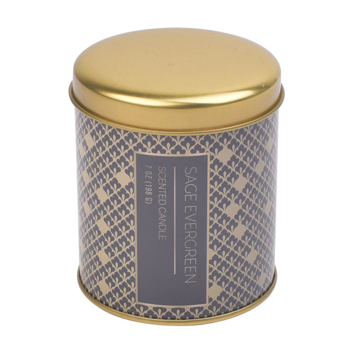 Sage Evergreen Scented Tin Candle, 7 oz