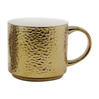 Metallic Coating Ceramic Coffee Mug, Large