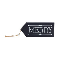 Christmas Wooden Word Tag Decoration