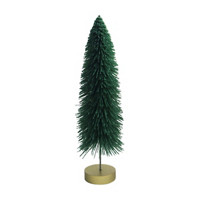 Artificial Christmas Brush Tree Tabletop Decoration
