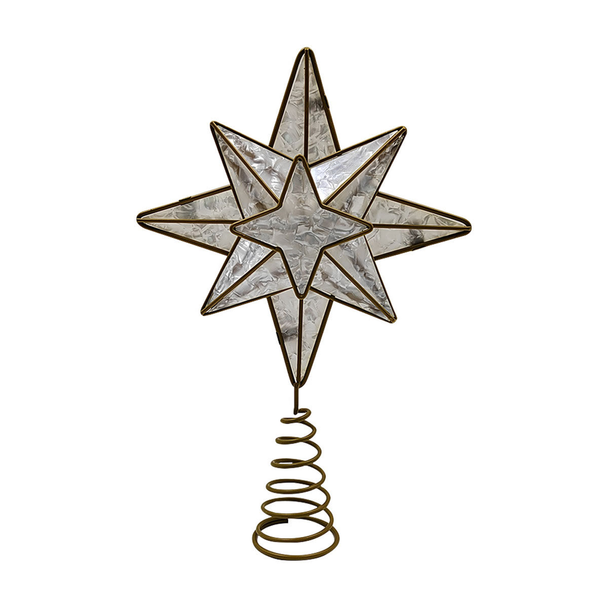 Star Metal Tree Topper Decoration