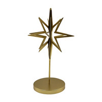 3D Gold Metal Star Tabletop Decoration