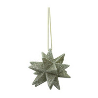 3D Star Glitter Christmas Ornament