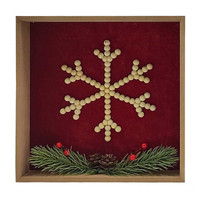 3D Beaded Icon Wooden Boxtop Decoration