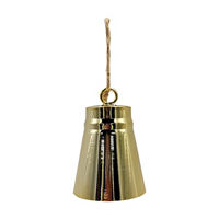 Gold Bell Christmas Ornament