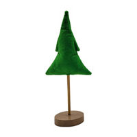 Felt Christmas Tree with Wooden Base