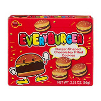 Bourbon EveryBurger Chocolate Filled Cookies, 2.32 oz