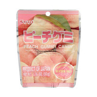 Kasugai Peach Gummy Candy, 1.76 oz