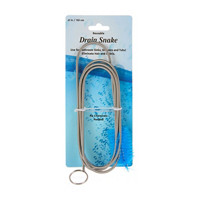 Reusable Drain Snake with Brush, 61 in