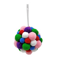 Pom Pom Christmas Ornament