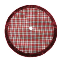 Plaid Christmas Tree Skirt, 38 x in 38 in