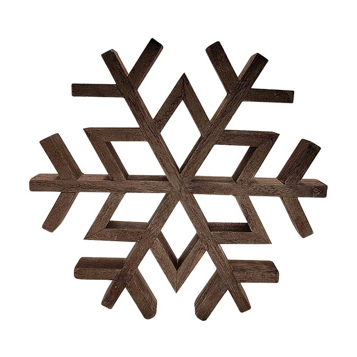 Wooden Snowflake Christmas Decoration