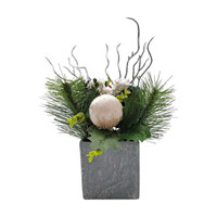 Artificial Floral Arrangement with Pot