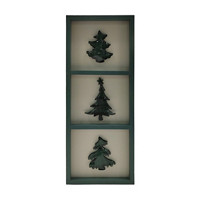 Christmas Tree Wall Hanging Framed Decoration