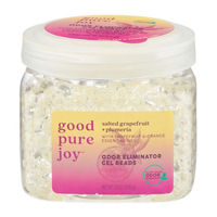 Good Pure Joy Odor Eliminator Gel Beads, Salted Grapefruit + Plumeria, 12 oz