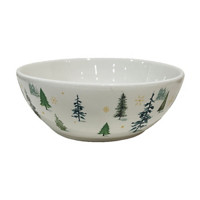 Christmas Printed Ceramic Serving Bowl