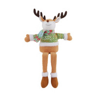 Christmas Plush Deer Décor, Assorted