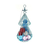 Christmas Tree with Pom Poms, Assorted