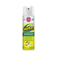 OdoBan Lemon Scented Fabric Disinfectant and Air Freshener, 14.6 oz