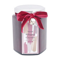 Snow Whipped Coconut Scented Glass Candle, 7 oz