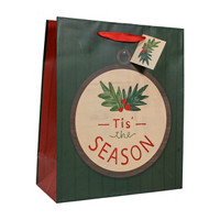 Christmas 'Tis The Season' Gift Bag, Large