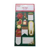 Holiday Style Peel & Stick Gift Tags, 60 Count