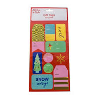 Holiday Style Peel & Stick Gift Tags, 60 Count