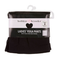 Bobbie Brooks Ladies Yoga Pants, Black, Extra Large