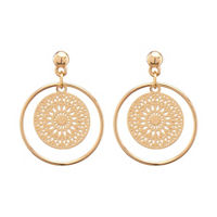 Filigree & Hoop Earrings