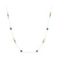 Multi-colored Pearl Necklace