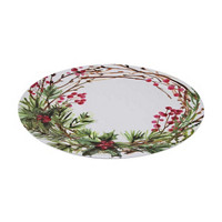 Decorative Oval Round Platter, 20 x 14 in
