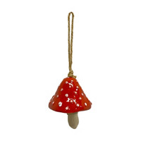 Harvest Ceramic Mushroom Chime