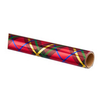 Plaid Gift Wrapping Foil