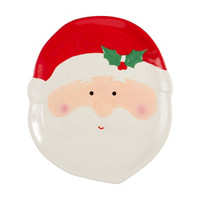 Ceramic Santa or Snowman Dish