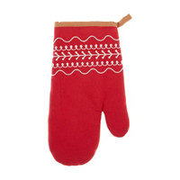 Christmas Gingerbread Oven Mitt with Silicone