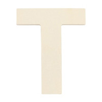 Wood Letter T