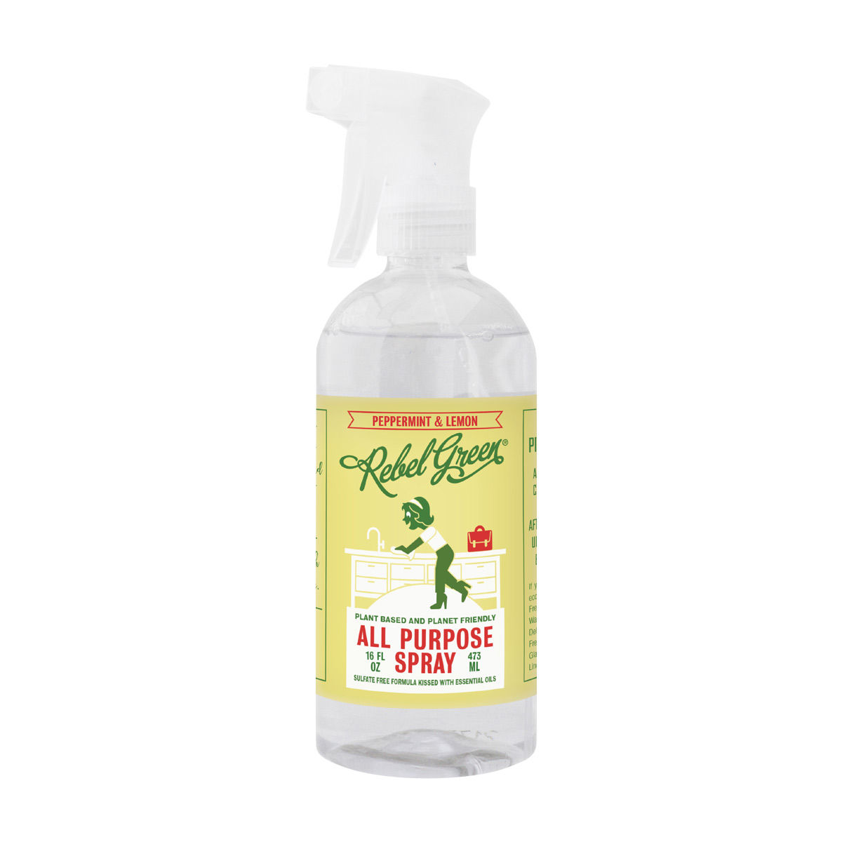 Rebel Green All Purpose Spray, Peppermint & Lemon