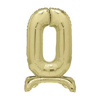 321 Party! Giant Foil Gold Number 0 Balloon