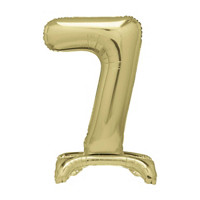 321 Party! Giant Foil Gold Number 7 Balloon